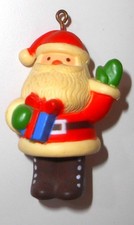 Vintage Hallmark Christmas Ornament 1978 Santa Claus Tree Trimmer 2 1/2