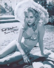 Sue Lyon Lolita Movie Bikini Hat Stanley Kubrick 1962 - c1990s Signed Photo picture