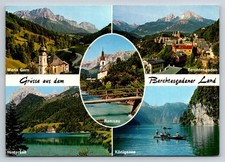 Berchtesgadener Land Postcard: Maria Gern, Ramsau, Königssee, Hintersee picture