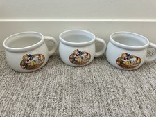 Campbell’s 2006 Large Ceramic Soup Mug Houston Harvest Collectible Set Of 3 picture
