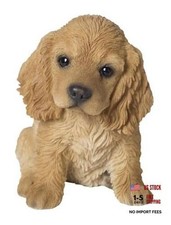 Cream-Coloured Cocker Spaniel Statue picture