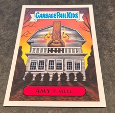 2018 Garbage Pail Kids Retro Horror Amy T Ville Sticker, 10a, Amityville Horror picture