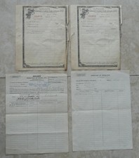 original OPIUM ORDER FORM lot Magnolia (Stark County) Ohio ~1917-1921~ picture