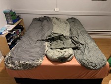 U.S. Army Modular Sleeping Bag System (BIVY, Sleeping Bag And Stuff Sack) Used picture