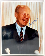 Gerald Ford Signed 8x10 Photo Autograph 38th President Vintage Political picture