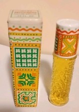 New Avon Patchwork Rollette Travel Size Concentrate Perfume .33 FL Oz  NOS/BOX picture