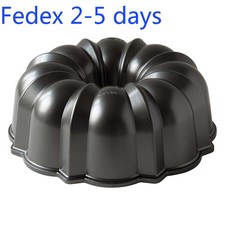 Nordic Ware Procast 12-Cup Nonstick Cast Aluminum Bundt Cake Pan, Graphite picture