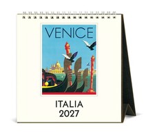 Cavallini & Co. 2027 Easel Desk Calendar Italia picture