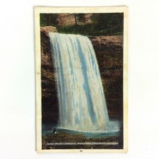 LuLu Falls Lookout Mountain Postcard Chattanooga Tennessee White Border c1910 picture