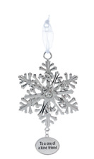 Ganz Spinning Snowflake ornament 