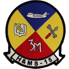 Marine Headquarters & Maintenance Squadron H&MS-15 Patch(4 1/2