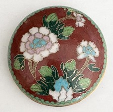 Vintage Chinese Cloisonné Enamel Covered Box Very good pre-owned picture