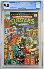 TEENAGE MUTANT NINJA TURTLES ADVENTURES 10 ◉ CGC 9.8 * TMNT 1989 * 1ST PRINT  👀 picture