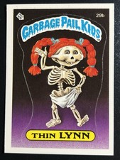 1985 Topps Garbage Pail Kids GPK First Original Series 1 OS1 29b Thin Lynn picture