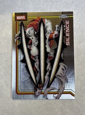 2026 Topps Chrome Marvel Silence Clawed Black Wolverine Adamantium #/20 SSP picture