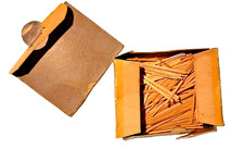 Vtg ACME Flat Wooden Toothpicks In Original Cardboard Box picture