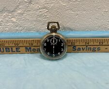 1943 Elgin 15 Jewels WWII Military Bomb Timer Jitterbug Pocket Stop Watch 16s picture