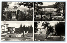 1956 Matrahazai Reszletek Hungary Multiview Posted RPPC Photo Postcard picture