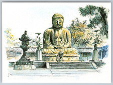 c1960s The Kamakura Great Buddha Art Japan Postcard picture
