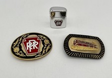 Pennsylvania Railroad PRR Belt buckles And Ronson Lighter Lot Very Nice Look picture