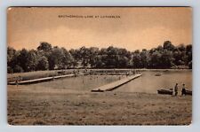 Butler PA-Pennsylvania RPPC, Brotherhood Lake, Vintage Postcard picture