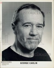 1987 Press Photo Actor George Carlin - lrp82878 picture