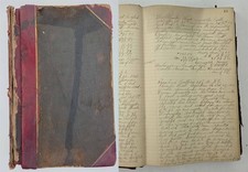 1918-29 antique KGE boyertown pa ROSALIND CASTLE No. 228 MINUTE RECORD BOOK picture