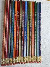 NFL Pro Football Team Logo all 28 teams of the 1970’s Wood Pencils complete set picture