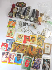 ESTATE JUNK DRAWER LOT GOLD Jewelry Watches Cards Toys & MORE AC  picture