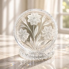 Pairpoint Viscaria ABP American Brilliant Period Cut Glass / Crystal Jewelry Box picture