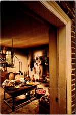 The Brush-Everard House Kitchen Williamsburg VA Vintage Postcard TP13-17 picture