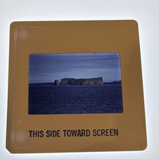 1970s Perce Rock Rocher Perce Gaspe Peninsula Quebec Canada 35mm Color Slide picture