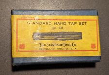 Vintage Standard Tool Co No.131 Hand Tap Set, 7/16 X 14 N.C. New In Unopened Box picture