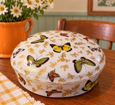 Butterfly Collection Container ~ Formalities by Baum Bros Porcelain Trinkets picture