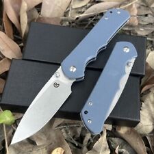 7.5''New Fast Open D2 Steel G10 Handle Camping Pocket Folding Knife EDC FC143 picture