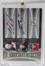 2010 Panini Limited Trios Hockey Card Signed by  Kovalchuk, Stamkos & Ovechkin picture