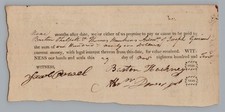 Antique 1810 Promissory Note $191 Estate of Joseph Garwood Signed picture