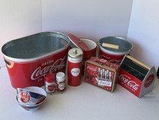collection of vintage-style Coca-Cola branded kitchenware, novelty collectibles picture