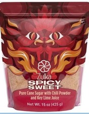 Zulka Spicy Sweet Pure Cane SugarChili Powder Key Lime Juice Drink Bake Marinade picture