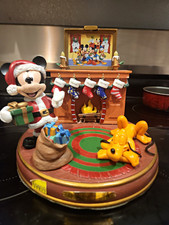 The Bradford Exchange Disney Mickey Mouse & Pluto Stockings Were Hung Figurine picture