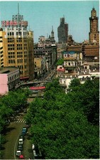 Vintage Postcard: Nanjing Road Shanghai China Cityscape Street Scene picture