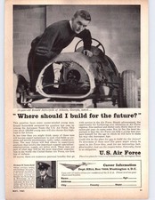 1961 U.S. Air Force Airman 2C Satterfield Vintage Print Ad picture