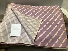 878🌟Vintage Feed FLOUR SACK Uncut 38”x53” Orchid Purple & Pink Plaid Harlequin picture