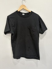 Vintage 90s Blank Pocket Tee Shirt grunge sun faded picture