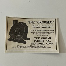 The Organ Power Co The Orgoblo Highest Awards Hartford CT 1919 Ad SAJ4-S18 picture