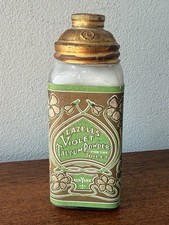 Antique Talcum Powder Talcum Embossed Bottle Lazell’s Clean And Full picture