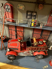 Vintage Metal Fire Department Display Set picture