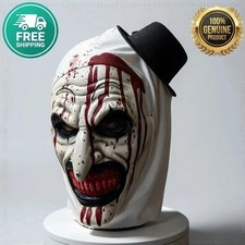Terrifier 3 Art The Clown Bloody Skull Latex Mask Same Day 🚛✅ picture