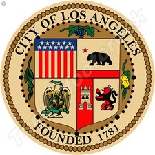 City Of Los Angeles Founded 1781 Round Metal Sign 2 Sizes To Choose From picture
