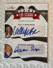 2012 Leaf Pop Century Autograph Co Stars Auto Kelly Bensimon / Ramona Singer picture